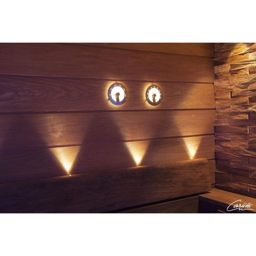 Cariitti Illuminated Sauna Thermometer – Stainless Steel - West Coast Saunas - CARISTST