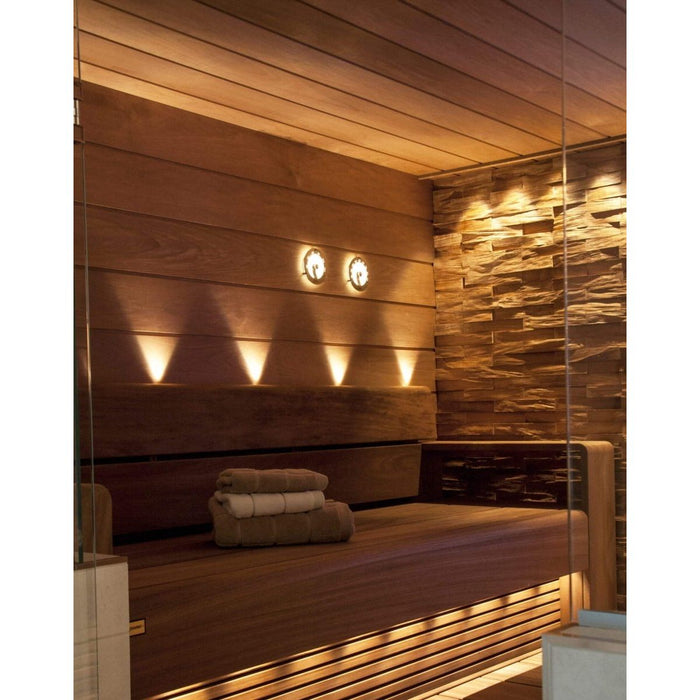 Cariitti Illuminated Sauna Thermometer – Stainless Steel - West Coast Saunas - CARISTST