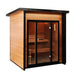 Cayman 4-Person Outdoor Traditional Sauna Double Bench with 6kW Harvia Heater - West Coast Saunas - 400D7