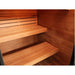 Cayman 4-Person Outdoor Traditional Sauna Double Bench with 6kW Harvia Heater - West Coast Saunas - 400D7