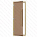 Clear Red Cedar Frame Sauna Door, Straight Handle, Bronze Glass, 690×1890 mm (27 1/8″ x 74 3/8″) - West Coast Saunas - BSAUNACRCBG2DR