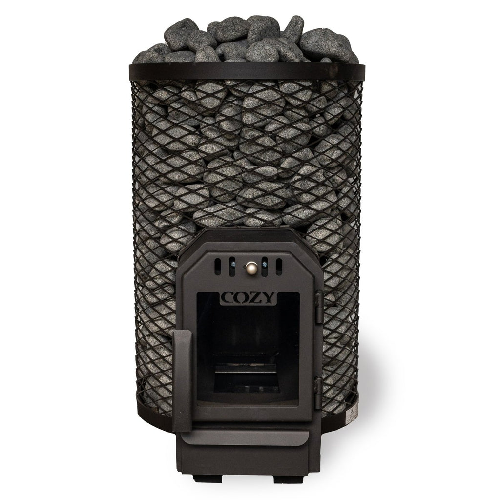 Cozy Heat O Thru-Wall Sauna Stove - West Coast Saunas - COZYOTW12