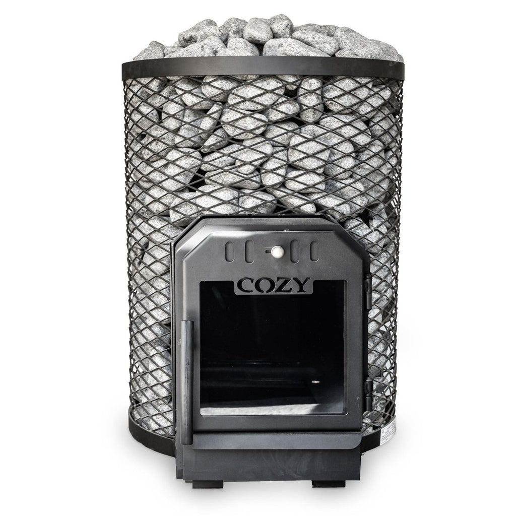 Cozy Heat O Thru-Wall Sauna Stove - West Coast Saunas - COZYOTW12