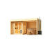 Cubo S Plus – Thermowood Cube Sauna Kit With Covered Terrace - West Coast Saunas - BS - CUBO - S - PLUS