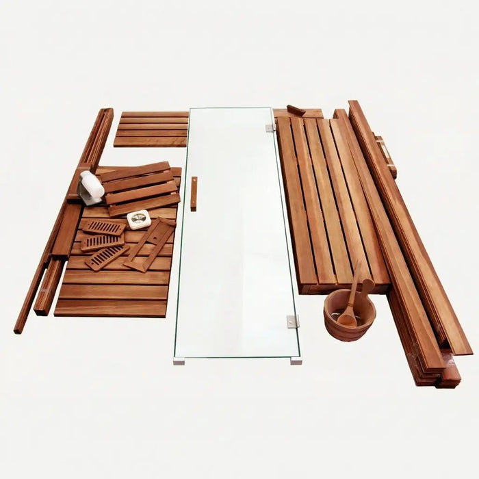 Custom Indoor Sauna Room - 4' x 6' x 8' - Finnish Sauna Builders - West Coast Saunas - sku-47774268162289