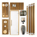 Custom Indoor Sauna Room - 4' x 6' x 8' - Finnish Sauna Builders - West Coast Saunas - sku-47774267638001