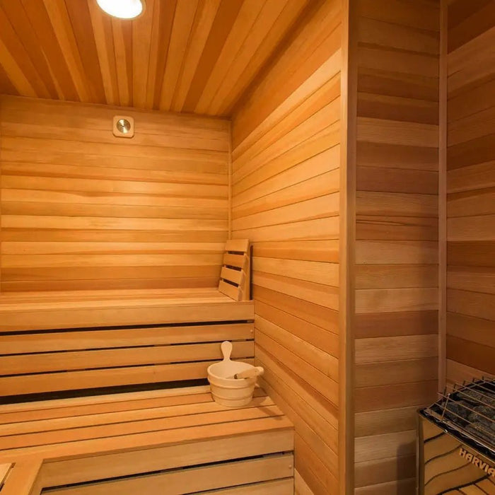 Custom Indoor Sauna Room - 4' x 6' x 8' - Finnish Sauna Builders - West Coast Saunas - sku-47774268162289