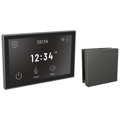 Delta SteamScape™ Deluxe System Digital Interface and Contemporary Square Steam Head - West Coast Saunas - 5CH - 550L - PR