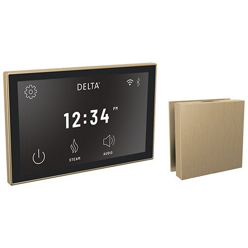 Delta SteamScape™ Deluxe System Digital Interface and Contemporary Square Steam Head - West Coast Saunas - 5CH - 550L - PR
