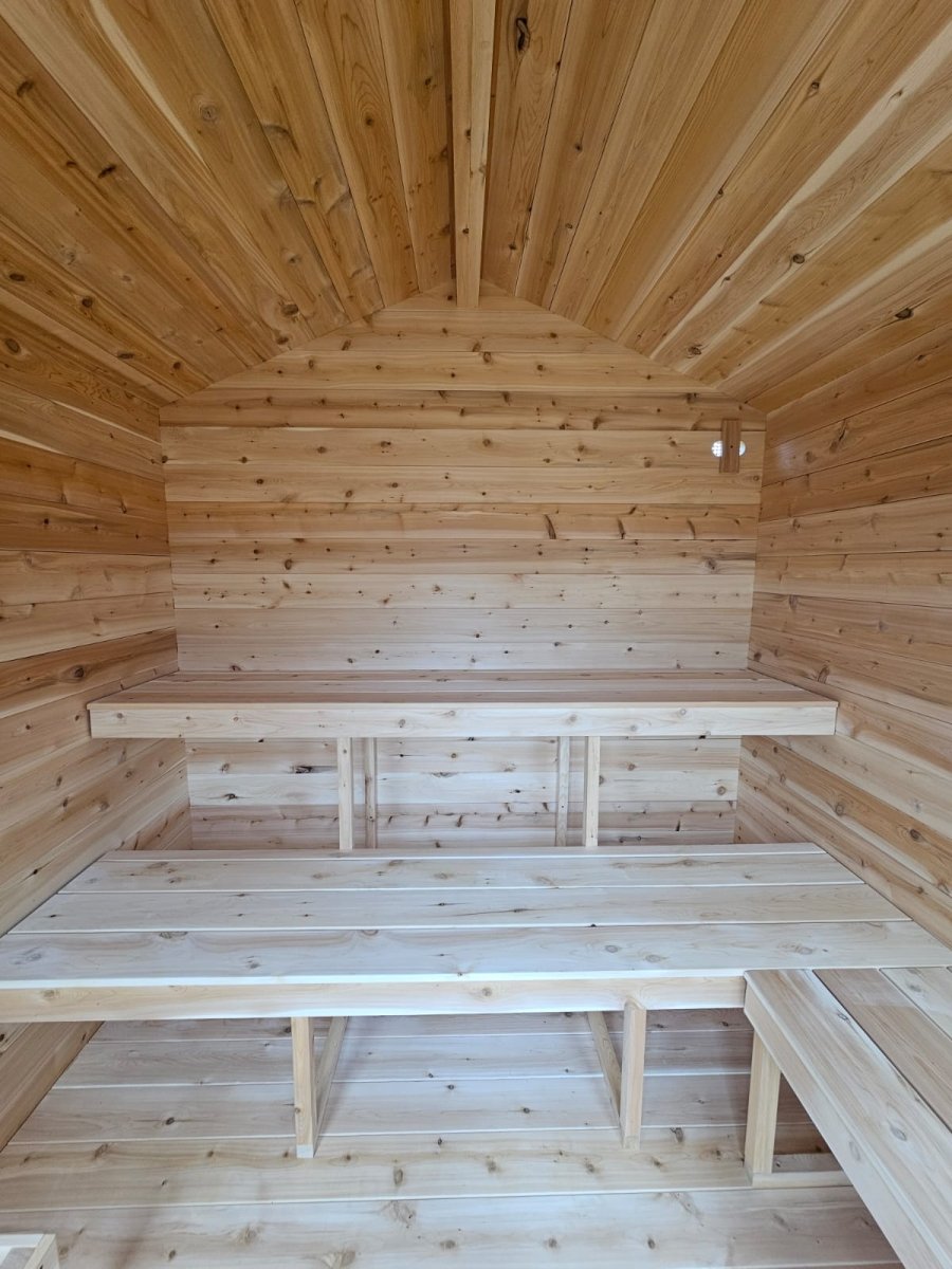 Dundalk Leisurecraft Georgian 6 Person Outdoor Steam Sauna CTC88W - West Coast Saunas - CTC88W