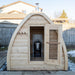 Dundalk Leisurecraft MiniPOD 2 to 4 Person Outdoor Pod Sauna CTC77MW - West Coast Saunas - CTC77MW