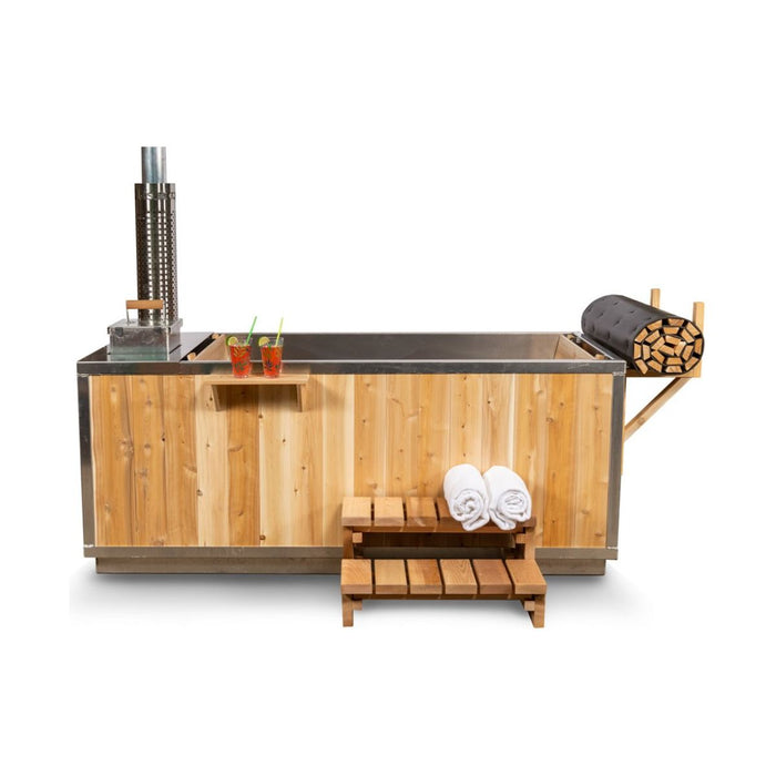 Dundalk Leisurecraft Starlight Single Person Wood Burning Hot Tub - West Coast Saunas - CT372W