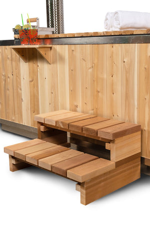 Dundalk Leisurecraft Starlight Single Person Wood Burning Hot Tub - West Coast Saunas - CT372W