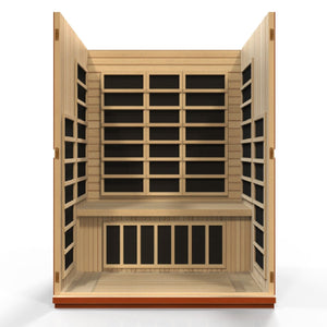 Dynamic Bellagio 3-person Low EMF FAR Infrared Dry Sauna - West Coast Saunas - DYN-6306-02