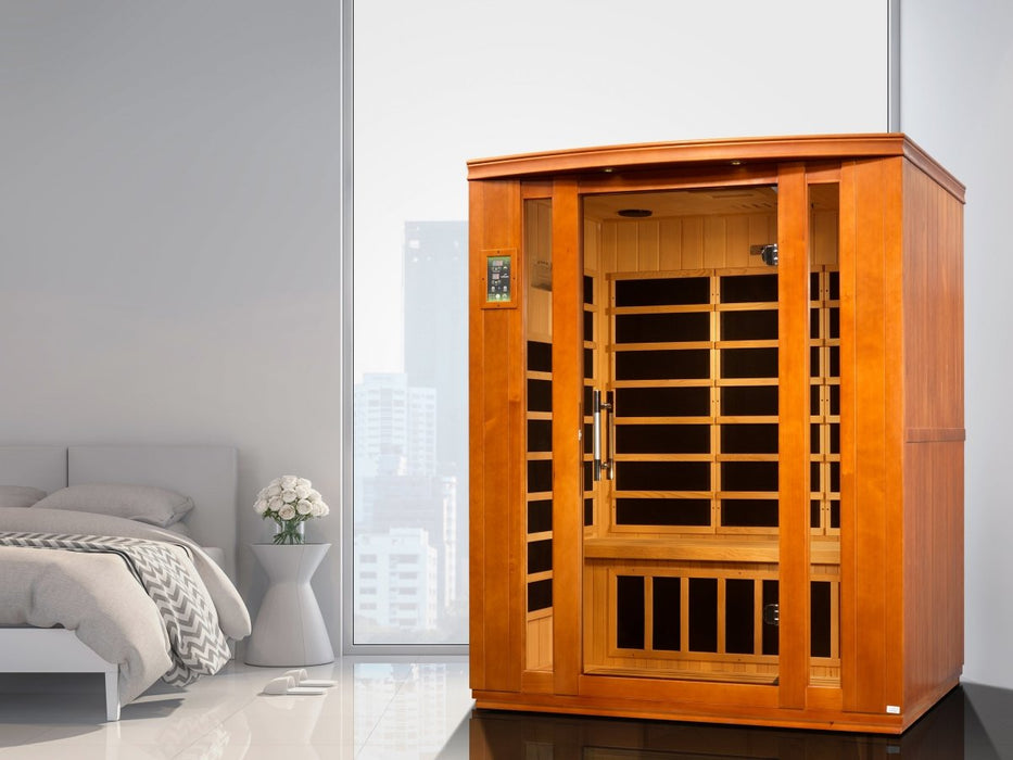 Dynamic Bellagio 3-person Low EMF FAR Infrared Dry Sauna - West Coast Saunas - DYN-6306-02