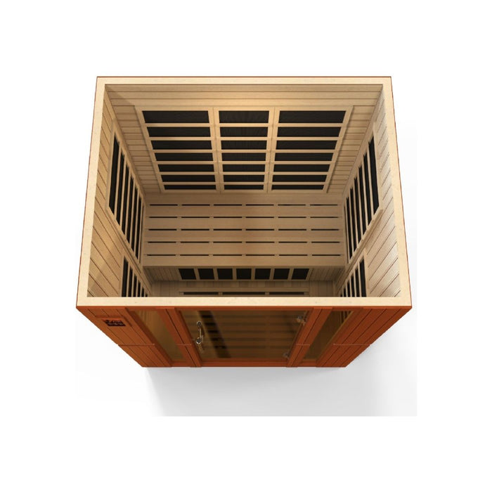 Dynamic Bellagio 3-person Low EMF FAR Infrared Dry Sauna - West Coast Saunas - DYN-6306-02