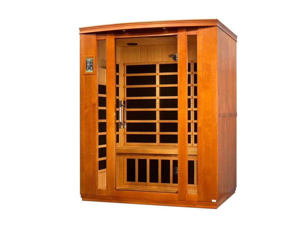 Dynamic Bellagio 3-person Low EMF FAR Infrared Dry Sauna - West Coast Saunas - DYN-6306-02