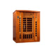 Dynamic Bellagio 3-person Low EMF FAR Infrared Dry Sauna - West Coast Saunas - DYN-6306-02