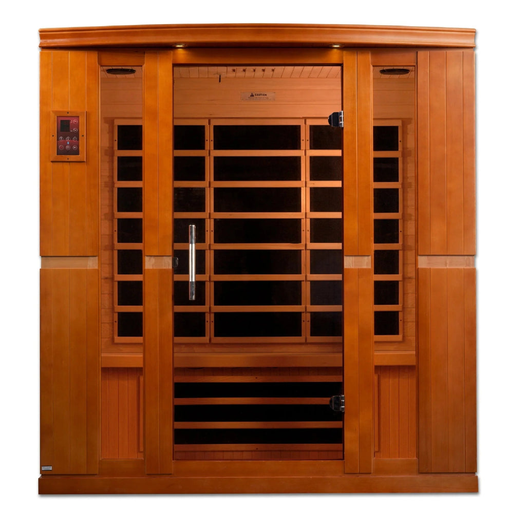 Dynamic Bergamo Elite 4 - person Ultra Low EMF FAR Infrared Sauna DYN - 6440 - 01 Elite - West Coast Saunas - DYN-6440-01 Elite