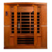 Dynamic Bergamo Elite 4 - person Ultra Low EMF FAR Infrared Sauna DYN - 6440 - 01 Elite - West Coast Saunas - DYN-6440-01 Elite