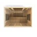 Dynamic Bergamo Elite 4 - person Ultra Low EMF FAR Infrared Sauna DYN - 6440 - 01 Elite - West Coast Saunas - DYN-6440-01 Elite