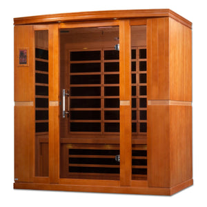 Dynamic Bergamo Elite 4 - person Ultra Low EMF FAR Infrared Sauna DYN - 6440 - 01 Elite - West Coast Saunas - DYN-6440-01 Elite