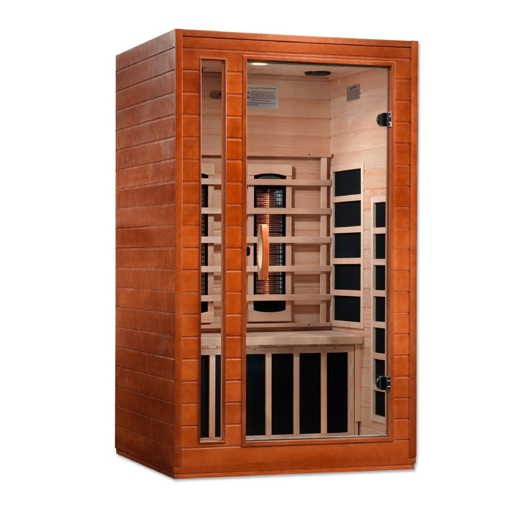 Dynamic Cardoba 2 Person Full Spectrum Near Zero EMF FAR Infrared Dry Sauna DYN-6203-02 FS - West Coast Saunas - DYN-6203-02 FS