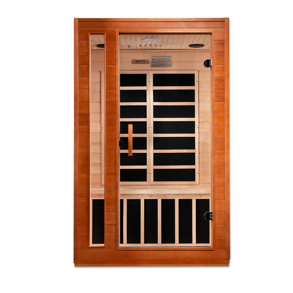 Dynamic Cardoba 2-person Low EMF FAR Infrared Dry Sauna - West Coast Saunas - DYN-6203-01