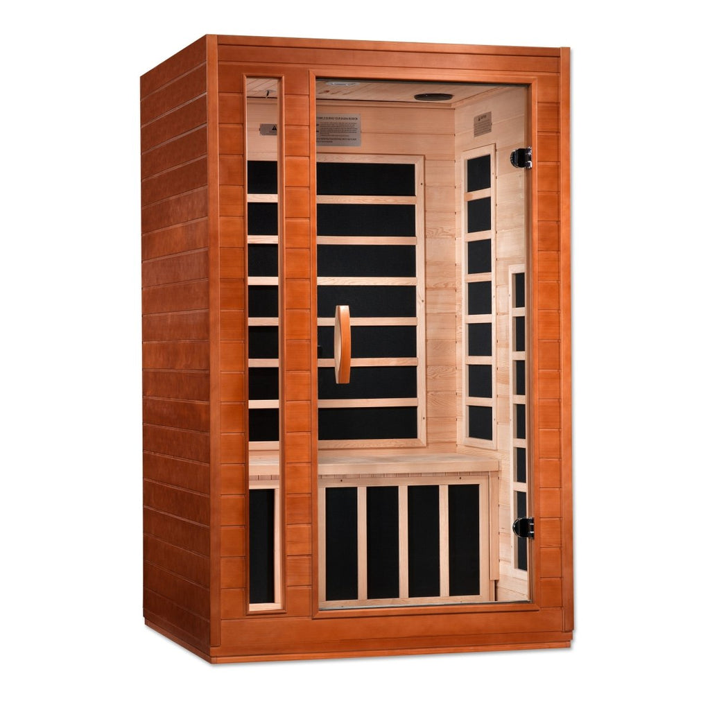 Dynamic Cardoba 2-person Low EMF FAR Infrared Dry Sauna - West Coast Saunas - DYN-6203-01