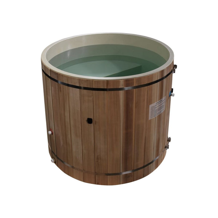Dynamic Cold Therapy Plastic Barrel with Pacific Cedar - West Coast Saunas - DCT‐B‐042‐PLPC