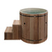 Dynamic Cold Therapy Plastic Barrel with Pacific Cedar - West Coast Saunas - DCT‐B‐042‐PLPC
