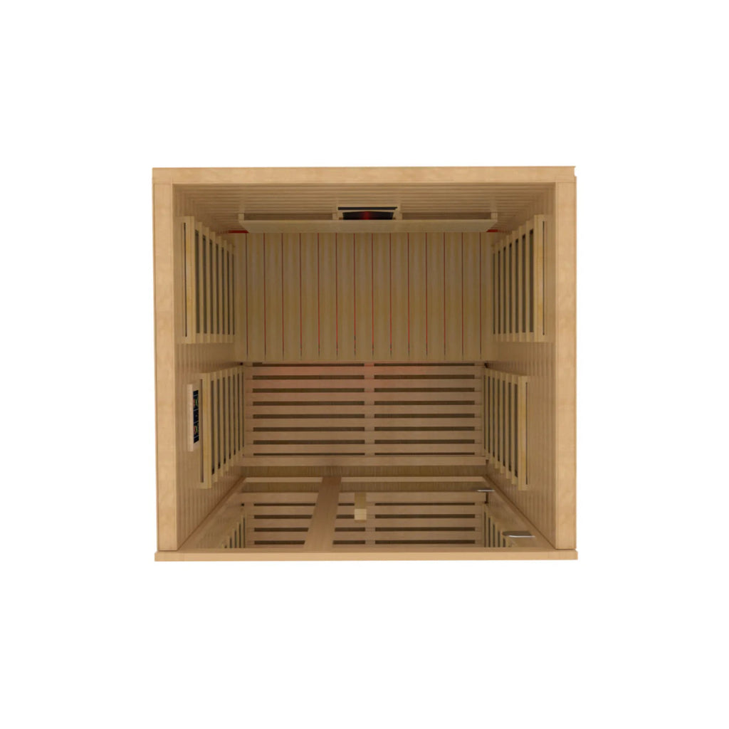 Dynamic Gracia 1 - 2 Person Full Spectrum Near Zero EMF FAR IR Sauna DYN - 6119 - 03 FS - West Coast Saunas - DYN-6119-03 FS