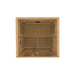 Dynamic Gracia 1 - 2 Person Full Spectrum Near Zero EMF FAR IR Sauna DYN - 6119 - 03 FS - West Coast Saunas - DYN-6119-03 FS