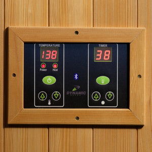 Dynamic Gracia 1 - 2 Person Ultra Low EMF FAR IR Sauna DYN - 6119 - 01 Elite - West Coast Saunas - DYN-6119-01 Elite