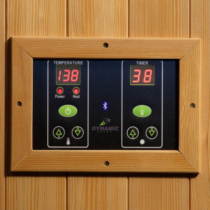 Dynamic Gracia 1 - 2 Person Ultra Low EMF FAR IR Sauna DYN - 6119 - 01 Elite - West Coast Saunas - DYN-6119-01 Elite