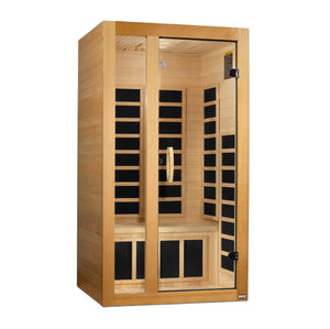 Dynamic Gracia 1 - 2 Person Ultra Low EMF FAR IR Sauna DYN - 6119 - 01 Elite - West Coast Saunas - DYN-6119-01 Elite