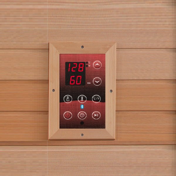 Dynamic Llumeneres 2-person Ultra Low EMF FAR Infrared Dry Sauna - West Coast Saunas - DYN-6215-02 Elite