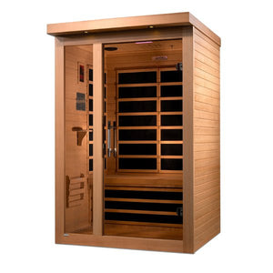 Dynamic Llumeneres 2-person Ultra Low EMF FAR Infrared Dry Sauna - West Coast Saunas - DYN-6215-02 Elite