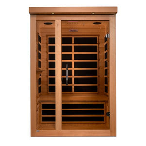 Dynamic Llumeneres 2-person Ultra Low EMF FAR Infrared Dry Sauna - West Coast Saunas - DYN-6215-02 Elite