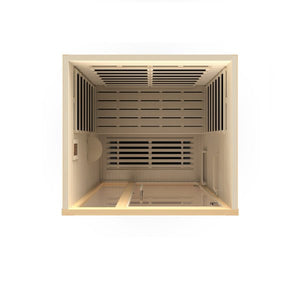 Dynamic Llumeneres 2-person Ultra Low EMF FAR Infrared Dry Sauna - West Coast Saunas - DYN-6215-02 Elite