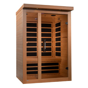 Dynamic Llumeneres 2-person Ultra Low EMF FAR Infrared Dry Sauna - West Coast Saunas - DYN-6215-02 Elite