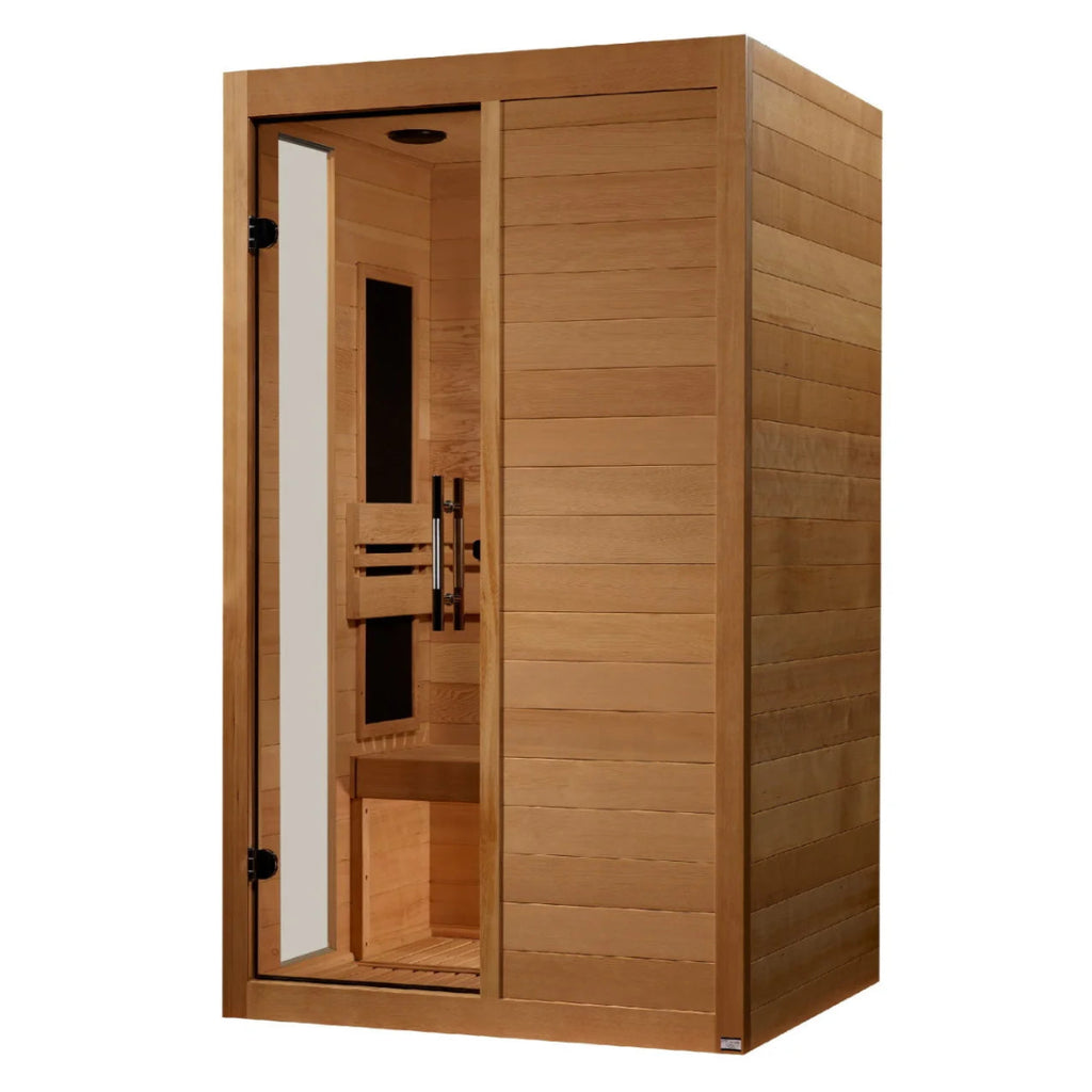 Dynamic Lucca 2 - person Low EMF (Between 5 - 10MG) FAR Infrared Sauna (Canadian Hemlock) DYN - 6215 - 05 - West Coast Saunas - DYN - 6215 - 05