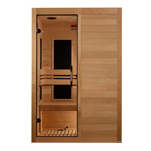 Dynamic "Lucca" 2 Person Ultra Low EMF FAR IR Sauna DYN - 6215 - 05 Elite - West Coast Saunas - DYN - 6215 - 05 Elite