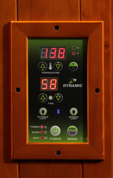 Dynamic "Madrid Limited Elite" 3 Person Ultra Low EMF FAR IR Sauna DYN-6310-04 Elite - West Coast Saunas - DYN-6310-04 Elite