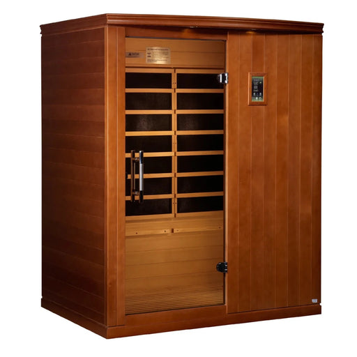 Dynamic "Madrid Limited Elite" 3 Person Ultra Low EMF FAR IR Sauna DYN-6310-04 Elite - West Coast Saunas - DYN-6310-04 Elite