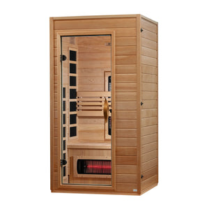 Dynamic Martin 1 - 2 Person Full Spectrum Near Zero EMF FAR IR Sauna DYN - 6006 - 03 FS - West Coast Saunas - DYN-6006-03 FS