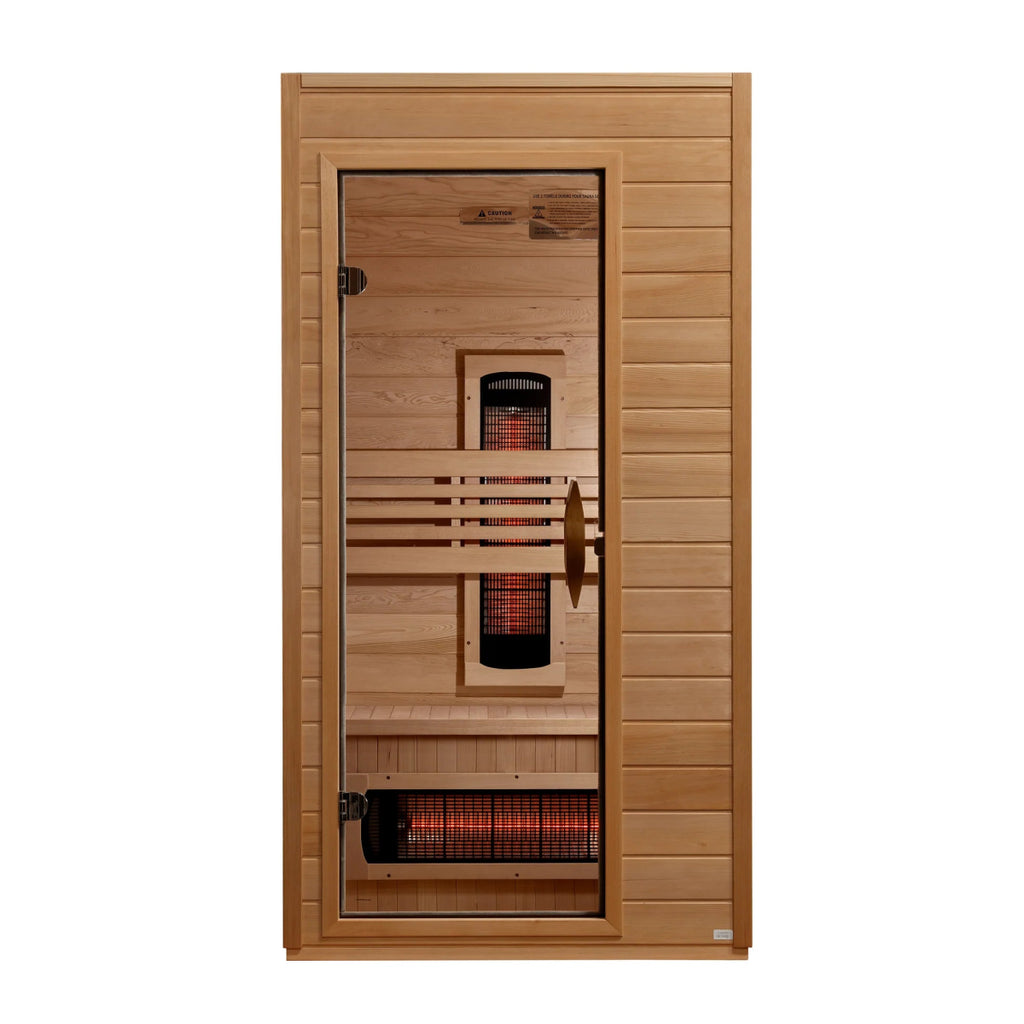 Dynamic Martin 1 - 2 Person Full Spectrum Near Zero EMF FAR IR Sauna DYN - 6006 - 03 FS - West Coast Saunas - DYN-6006-03 FS