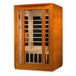 Dynamic San Marino 2 Person Low EMF FAR Infrared Dry Sauna DYN-6206-01 - West Coast Saunas - DYN-6206-01