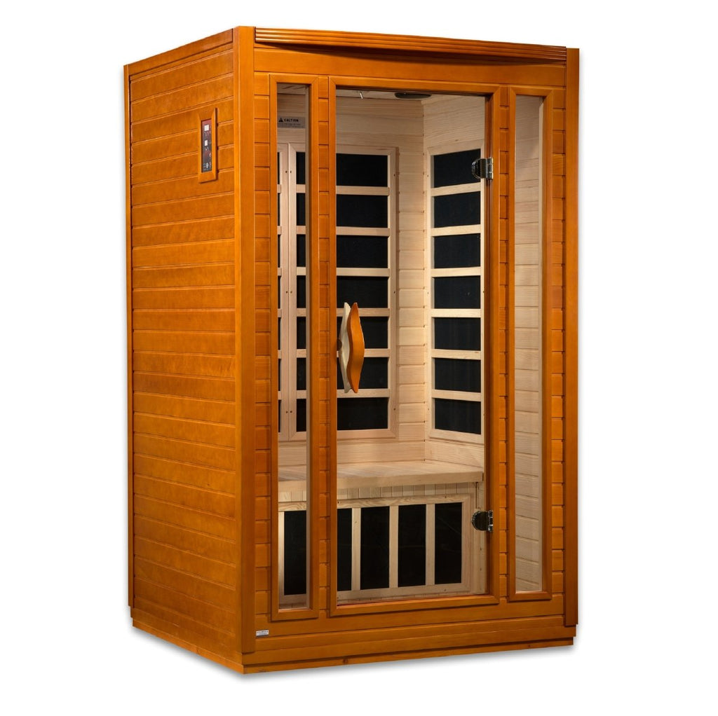 Dynamic San Marino 2 Person Low EMF FAR Infrared Dry Sauna DYN-6206-01 - West Coast Saunas - DYN-6206-01