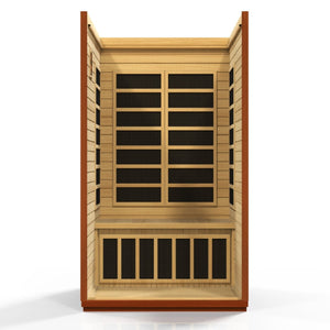 Dynamic San Marino 2 Person Low EMF FAR Infrared Dry Sauna DYN-6206-01 - West Coast Saunas - DYN-6206-01